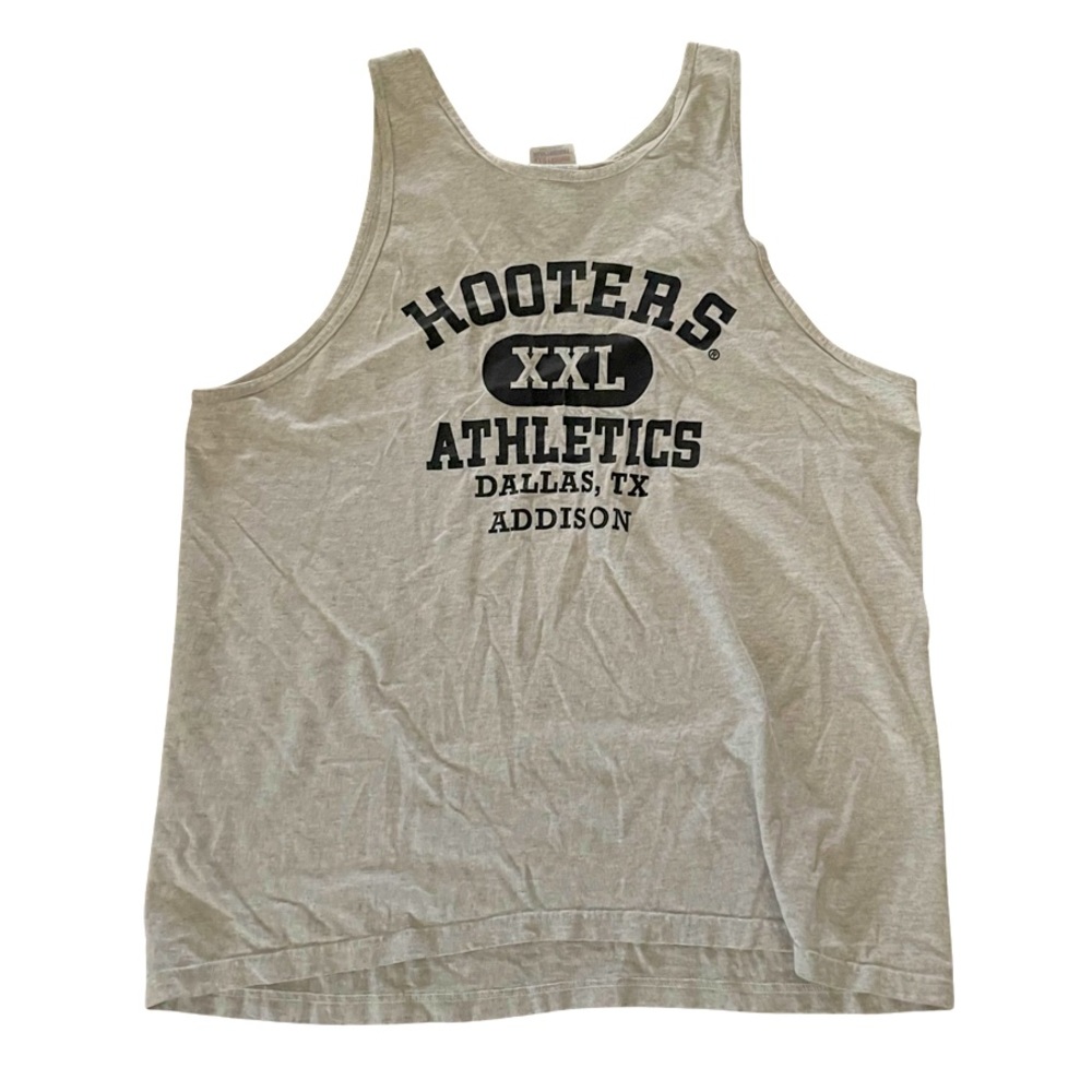 Hooters Vintage Tank Top: Wings and Beer Breastaraunt: Adult XL: 90’s: Dallas TX